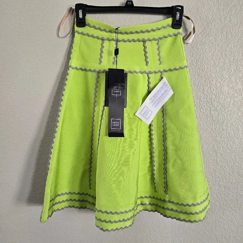 Herve Leger A-line skirt size XXS